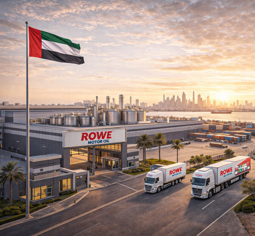 ROWE Motor Oil UAE facility and shipping yard