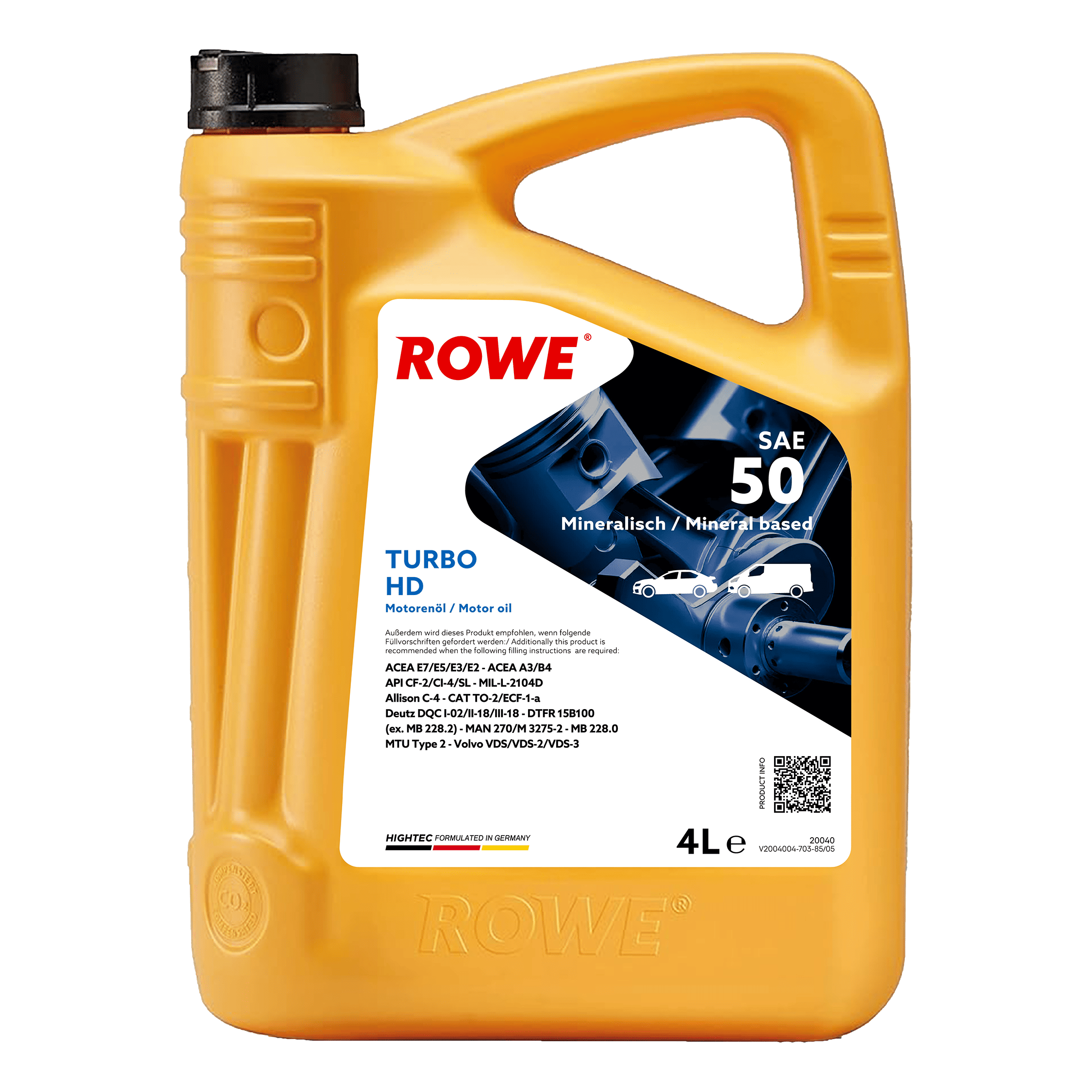 HIGHTEC TURBO HD SAE 50
