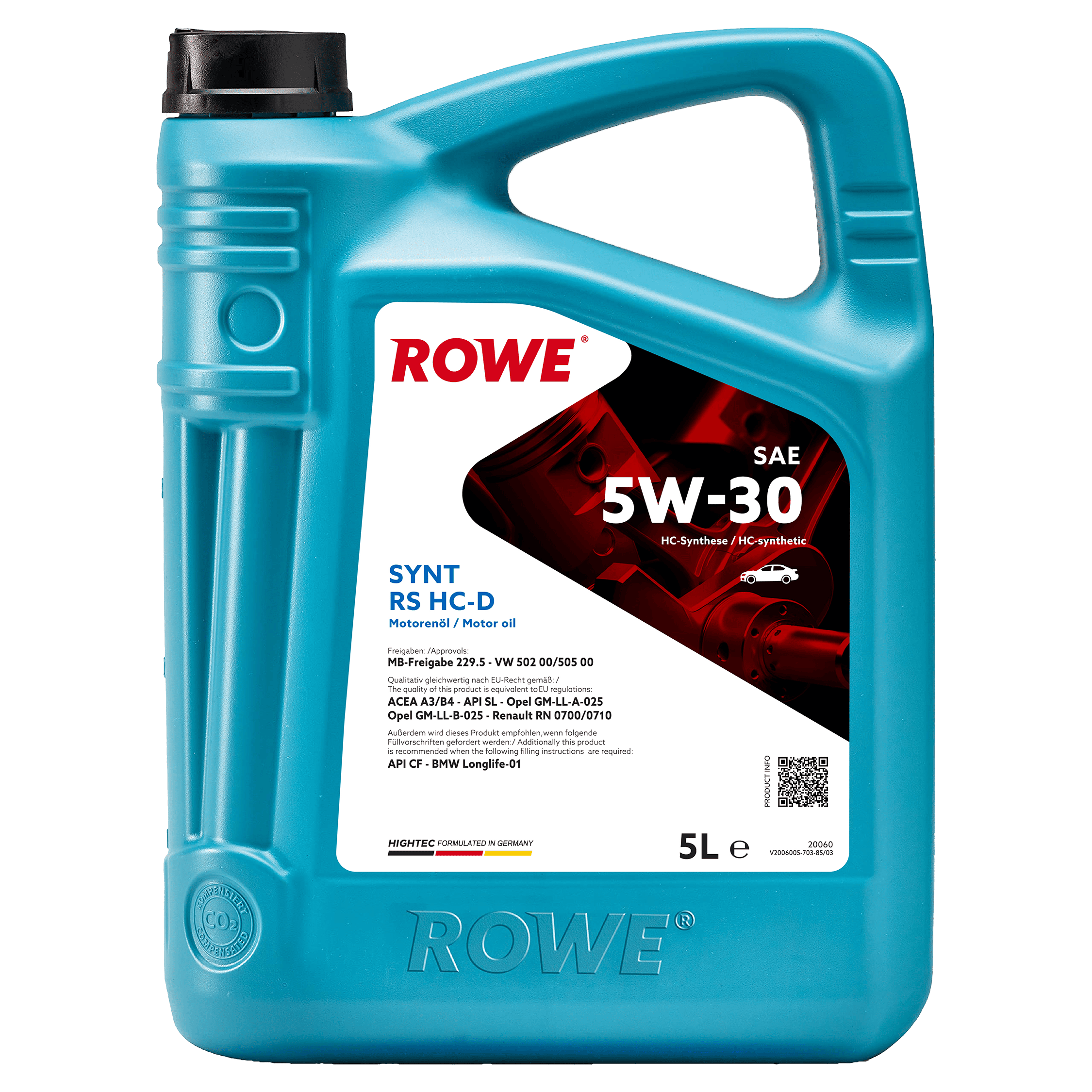 HIGHTEC SYNT RS HC-D SAE 5W-30 image 3 5L