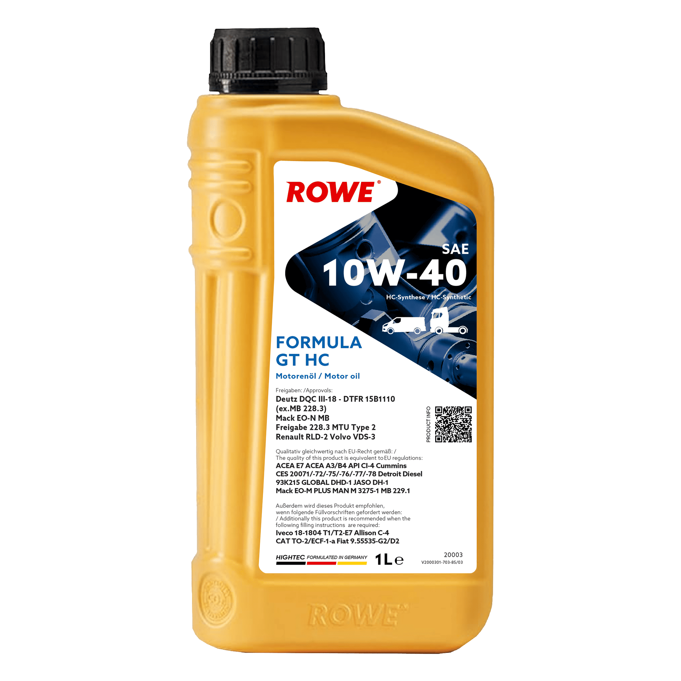 HIGHTEC FORMULA GT SAE 10W-40 HC