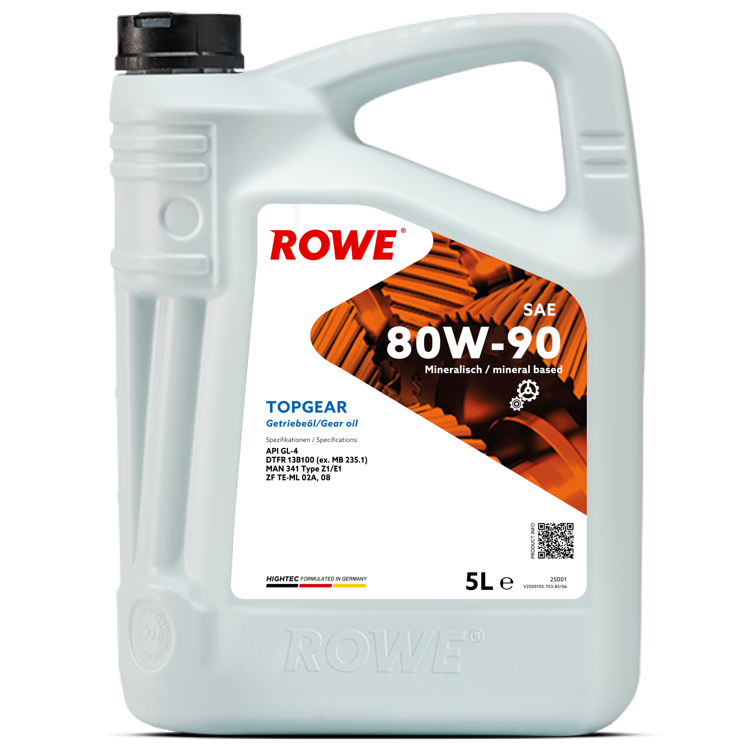 HIGHTEC TOPGEAR SAE 80W-90 image 3 5L