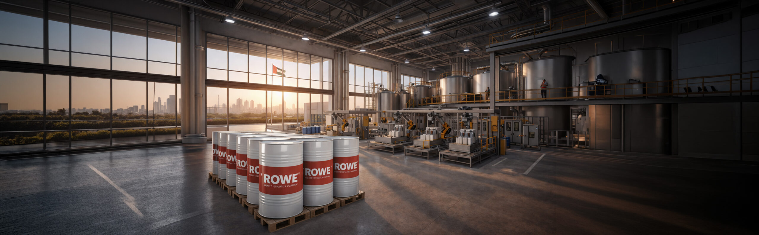 ROWE lubricant containers